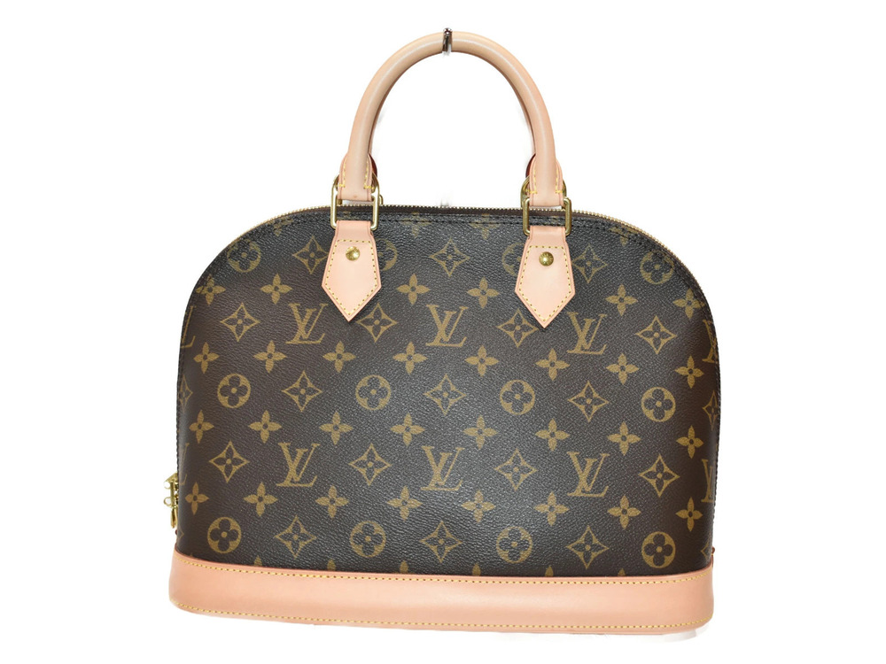 Louis Vuitton Handbag Monogram Canvas Match to Carry Easy Alma Brown